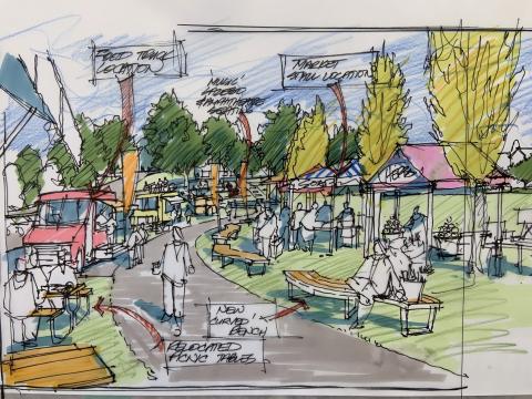 Float Your Boat Fridays Site Design in Comox