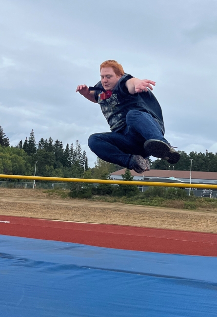 Opeartion High Jump Athlete Flying High