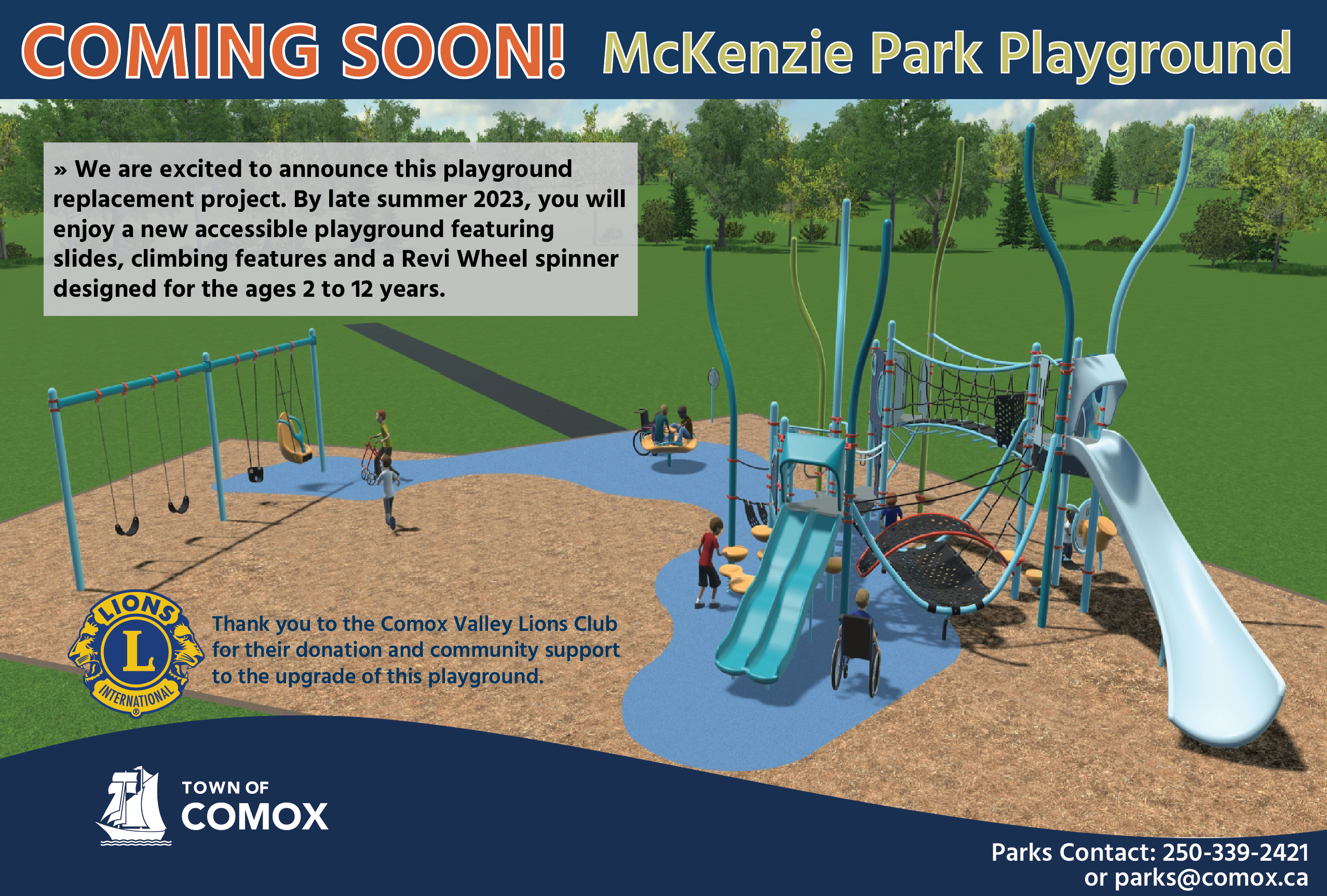 Coming Soon McKenzie Park Playground Replacement