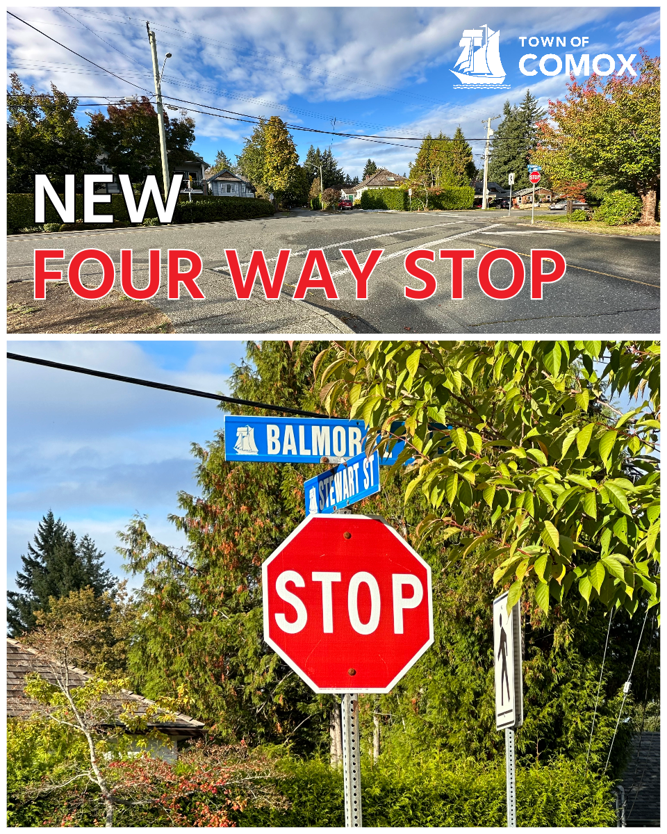 New Four Way Stop
