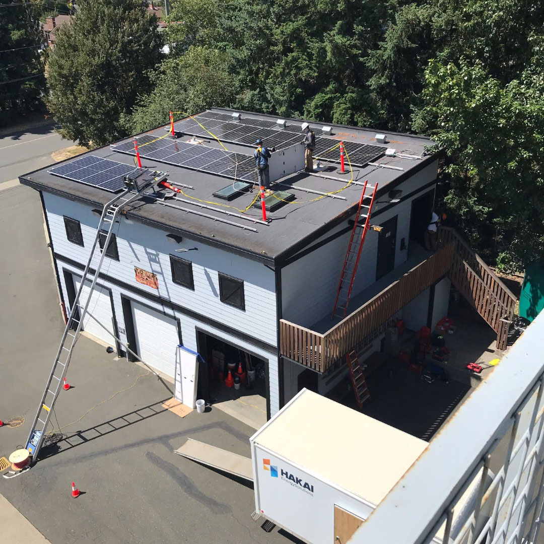 Solar Panels on Fire Hall