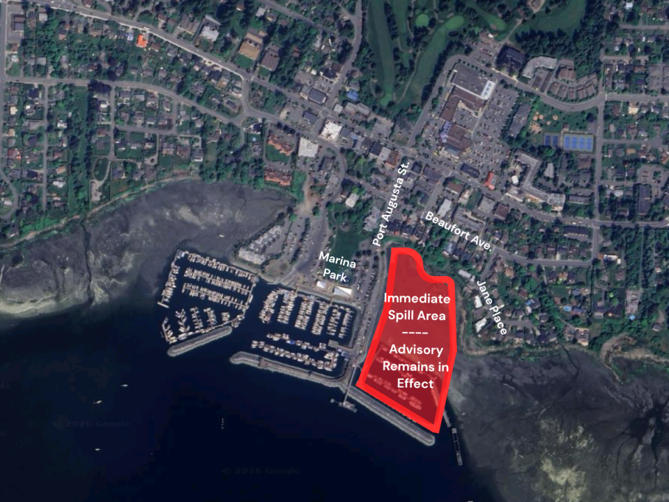 Advisory Map Graphic Comox Harbour
