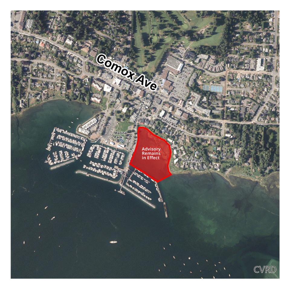 CVRD Map of Spill Area