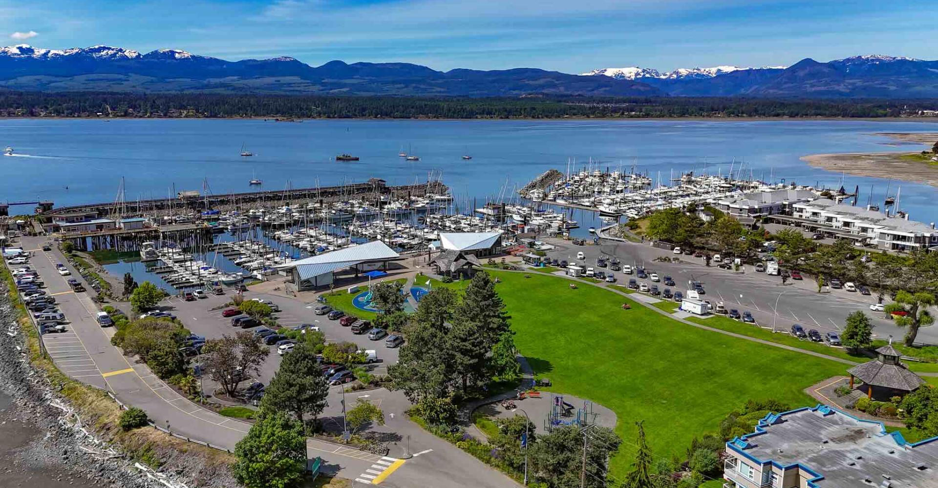 Comox Marina Park Aerial 