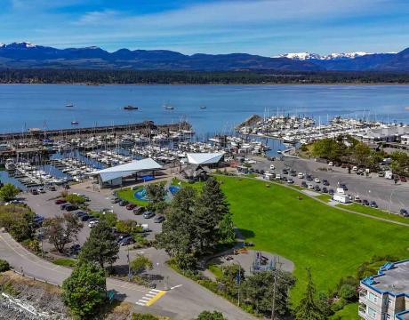 Comox Marina Park Aerial 