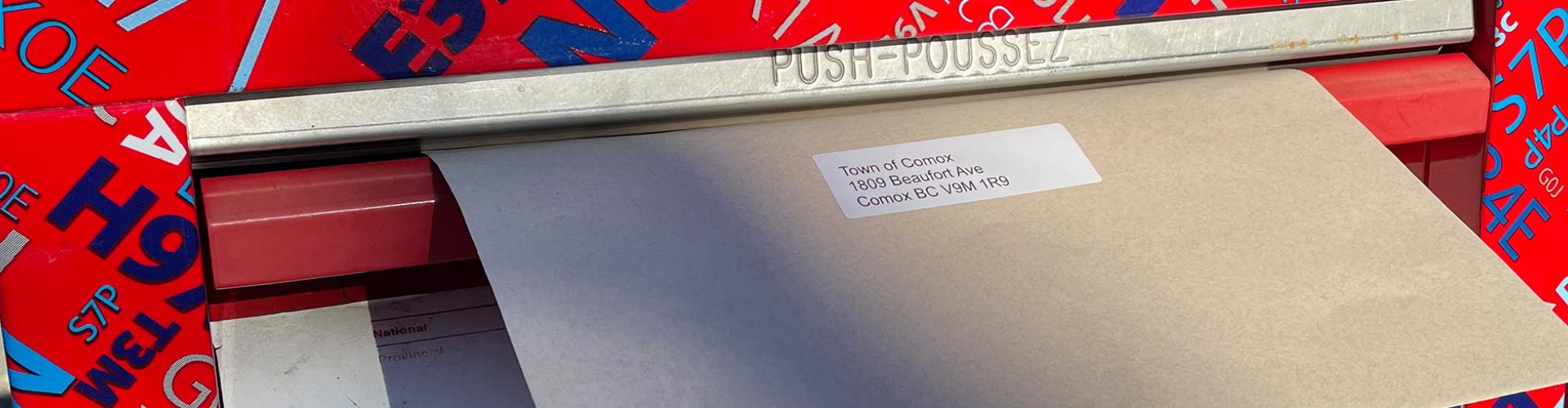 Mail in option for elections 