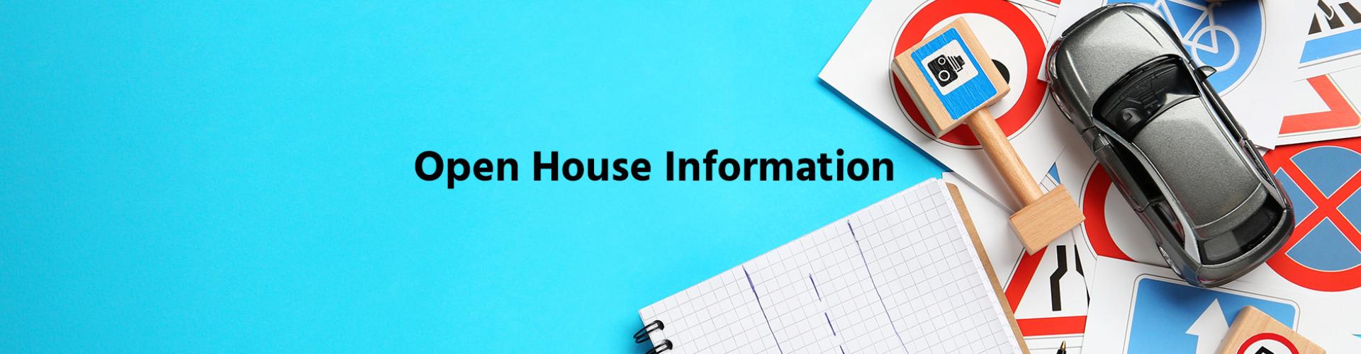 Infrastructure Open House Banner