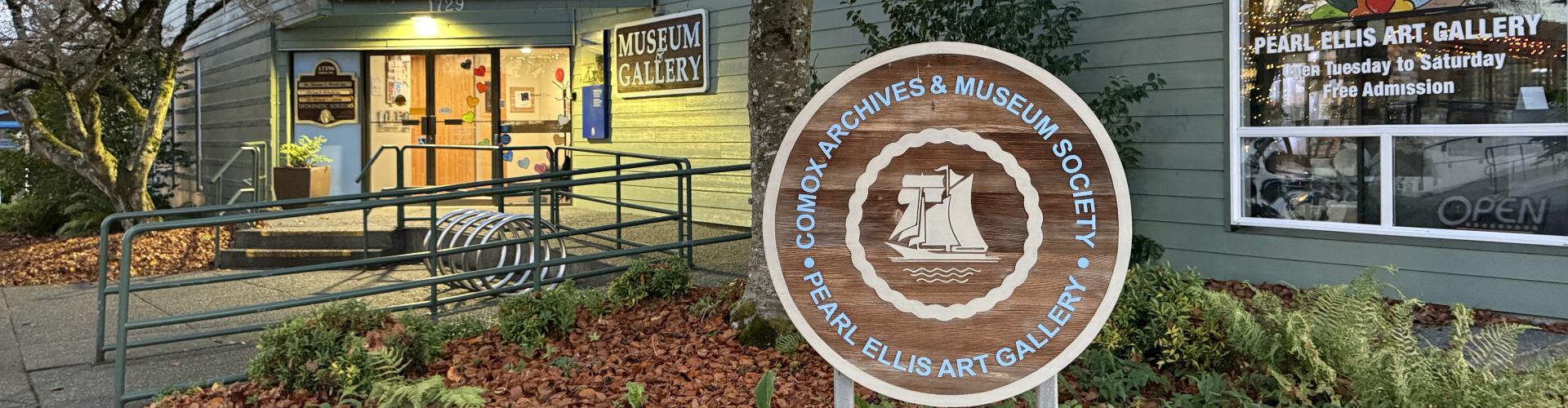 Front of the Comox Museum 