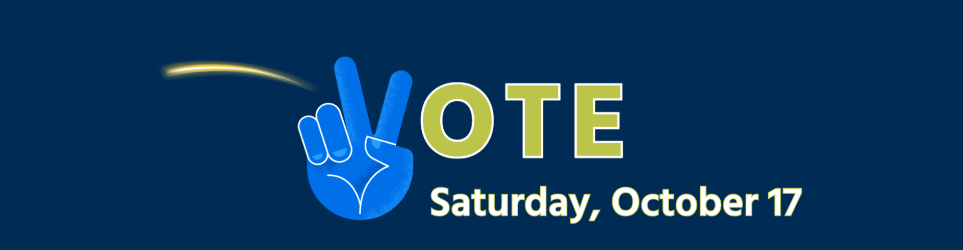 Voting local elections banner