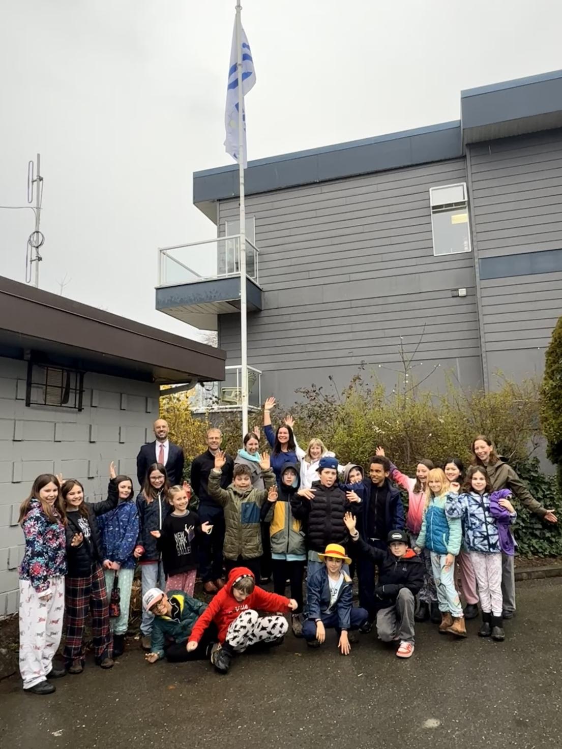 Raising the flag for Francophonie Month 