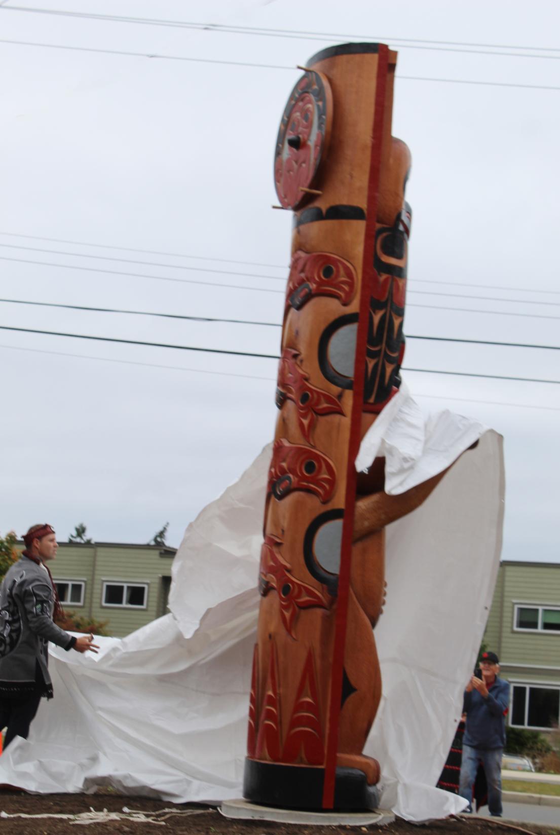 Unveiling the pole revealed