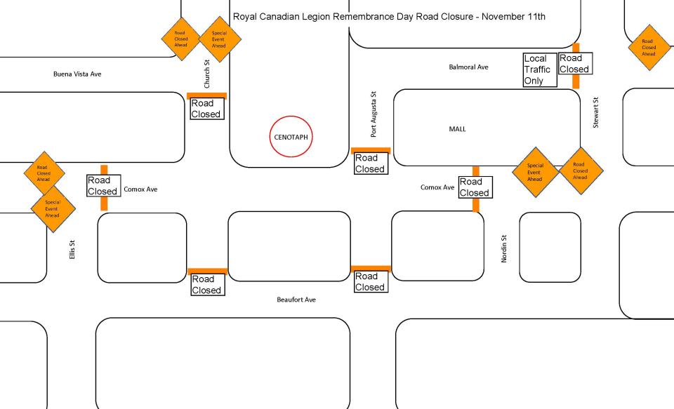 Road Closure Map