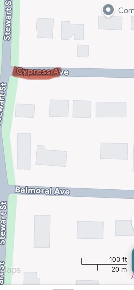 May of Cypress Avenue road closure