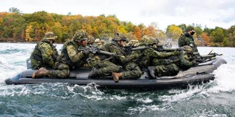 Canadian Armed Forces training