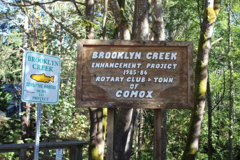 Brooklyn Creek Sign