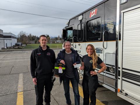 Comox Valley Soccer Receives AED
