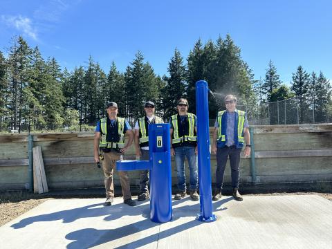 Highland Park Misting Station and Water Fountain