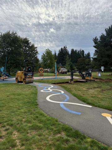 Construction Equipment at McKenzie Park