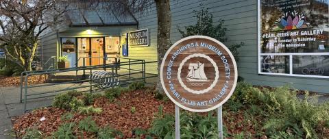 Front of the Comox Museum 